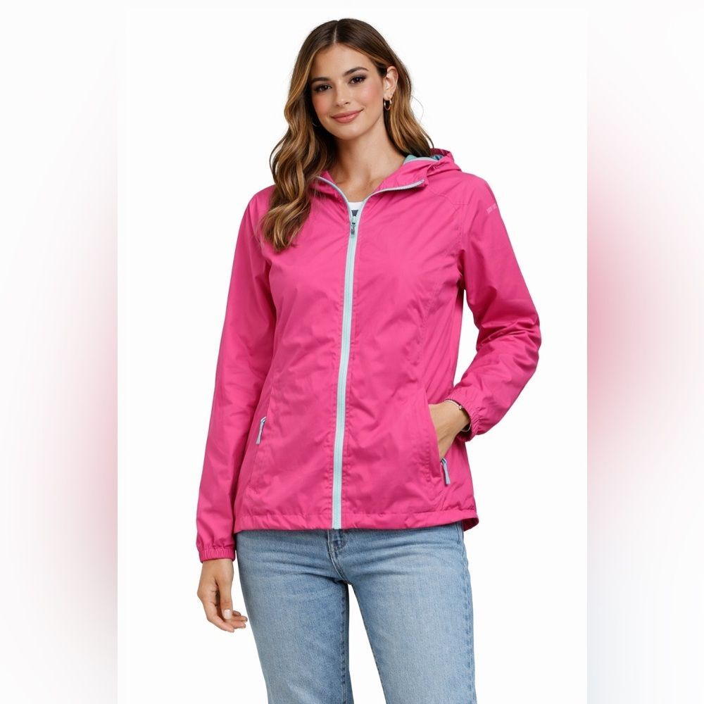 Target Dry Women’s Rain Jacket Pink Size Medium Hoodie / Code:LDS079 Jessica